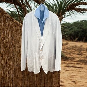 “Lisbon” Linen Blend Sport Coat - Stone